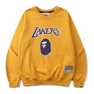 BAPE X Lakers Sweatshirt Yellow